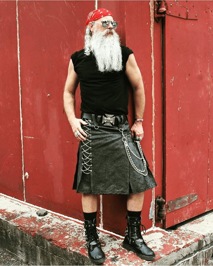 Denim Utility Kilt