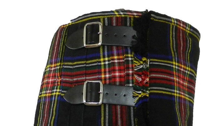 Black Stewart Tartan Kilt