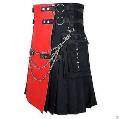 red and black kilt