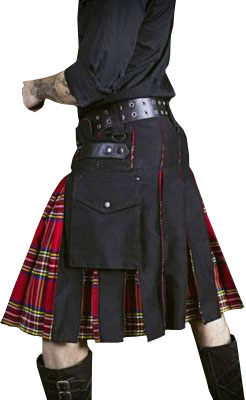 Stewart plaid kilt