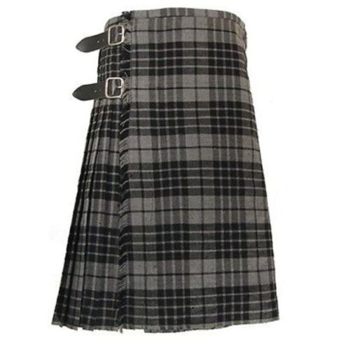 Granite Grey Traditional Tartan Kilt