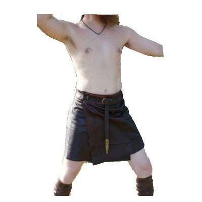 mens leather kilt