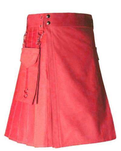 red kilt outfit