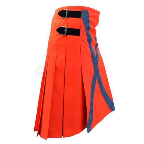 Orange utility Kilt