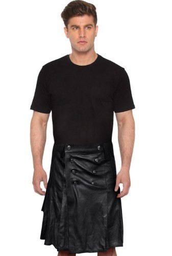 All Black Kilt Outfit