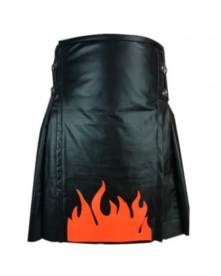 Leather Kilt Men