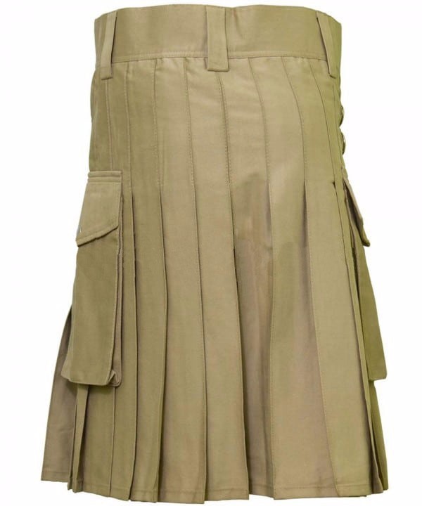 khaki fireman kilt