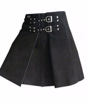 mens leather gladiator kilt