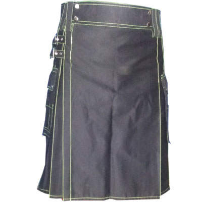 Black Canvas Kilt