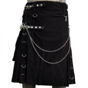 Gothic Utility Black Kilt