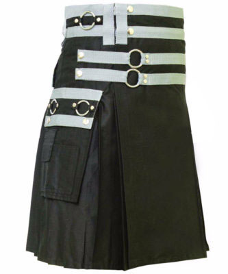 Black Formal Kilt