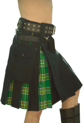 Black And Green Kilt