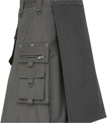 Mens Grey Kilt