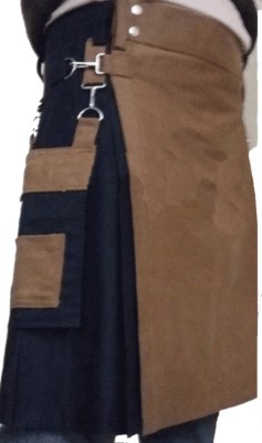 Black And Brown Kilt