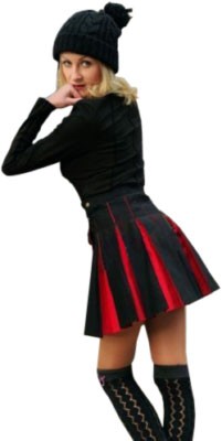 Scottish black red Kilt