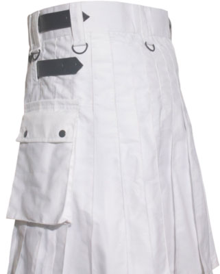 White utility Kilt For Sale