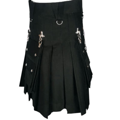 Gothic black kilt