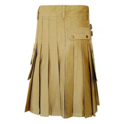 Scottish khaki kilt