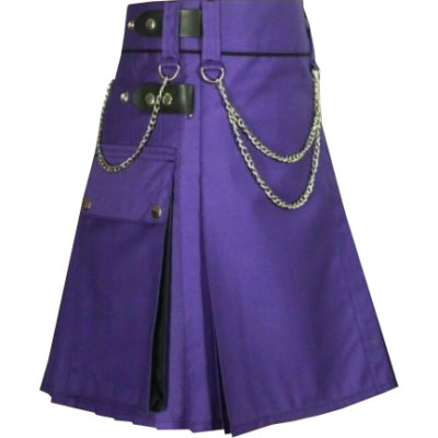 Women Purple Kilt