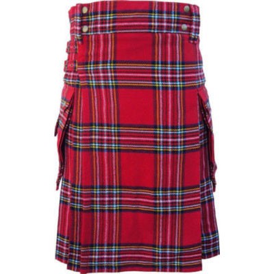 Royal Stewart Tartan kilt